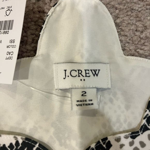 J. Crew Snakeskin Scalloped Cami - Picture 5 of 9